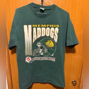 Vintage Memphis Maddogs Green T-Shirt